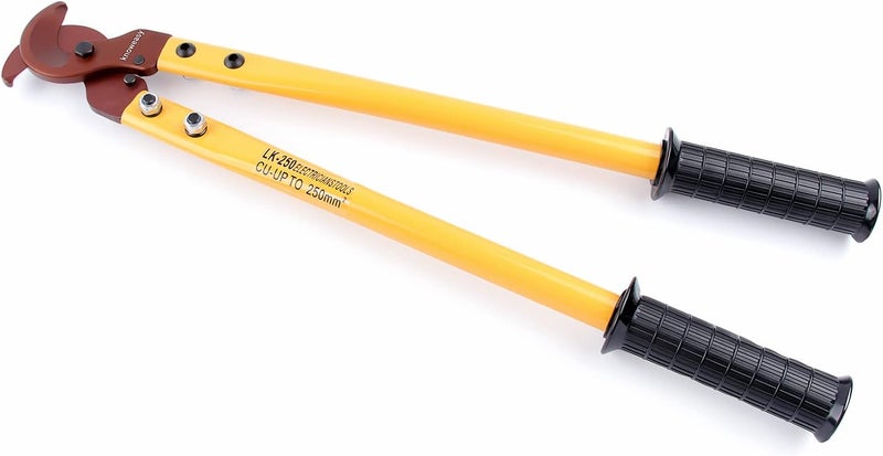 knoweasy Store Cable Cutter, LK-250 Wire Rope Cutter and Heavy Duty Wire Cutter with Long Labor Saving Arms for Copper Aluminum Wire up to 250mm² - Image 1